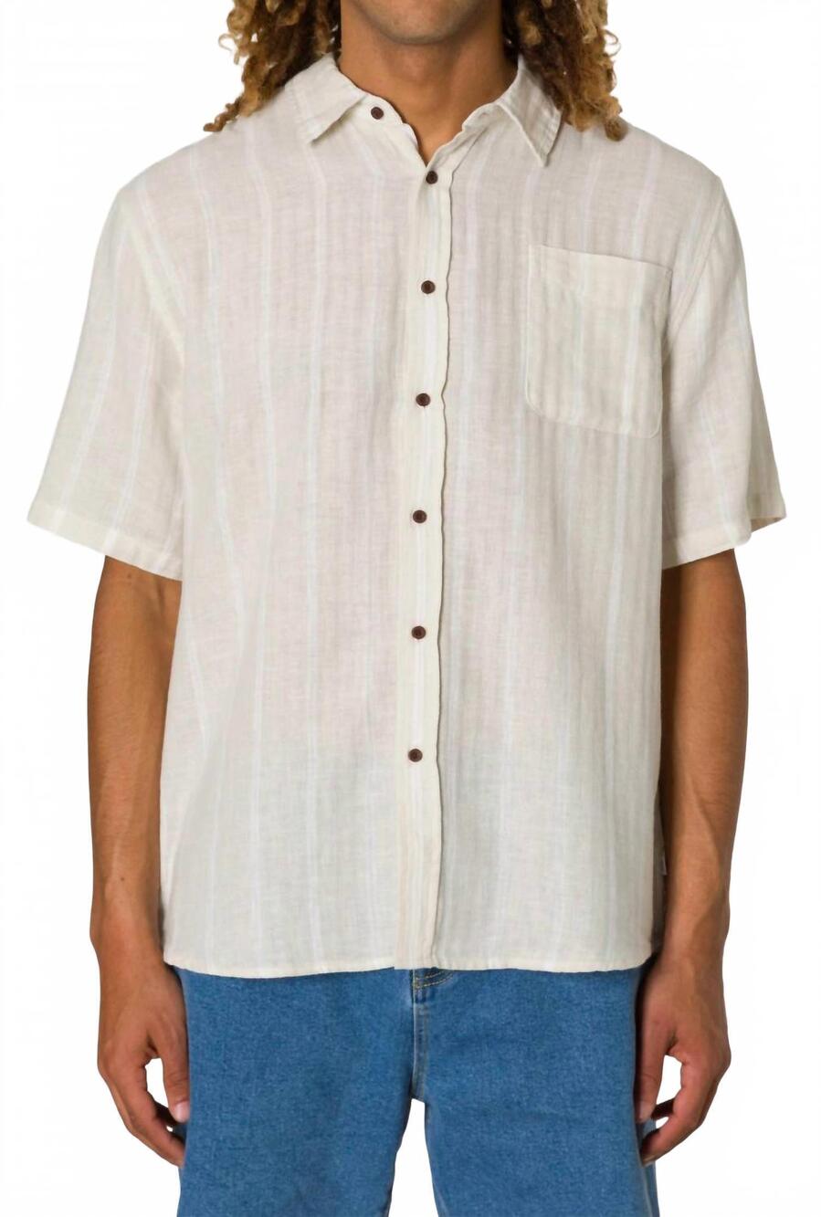 NEW KATIN alan stripe shirt in moon